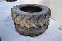 2- Goodyear 420/85R34 Tractor Tires