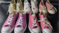 Women's Tennis Shoes , 3 Pair Converse , Marly