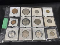 12 High Grade Coins From Latin America