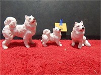 3ct Dogs Ceramic Statues
