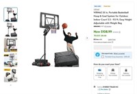 E2547  VIRNAZ Portable Basketball Hoop 33