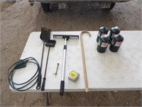 3 Way Ext. Cord, 4 one lb Propane Tanks, Magnet