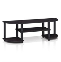 B5775  Furinno TV Entertainment Center Dark Walnu