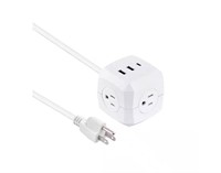 Commercial Electric 3-Outlet 3-USB Cube