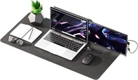 Non-Slip Desk Pad, Waterproof Leather 31X15"