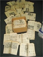 Box of 1970's News Papers Sports/Oilers