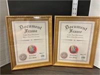 Two document frames