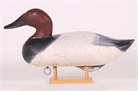 Canvasback Drake Duck Decoy by Madison Mitchell