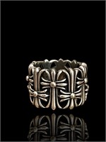 CHROME HEARTS 2003 Crosses Band Ring