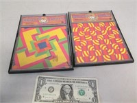 Vintage Mattel Brain Drain Puzzles - Square Where