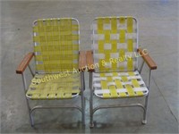 YELLOW LAWN CHAIRS