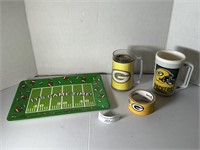 Assorted Green Bay Packers Decor