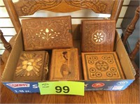 Trinket Boxes Lot