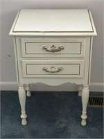 White Provincial Night Stand