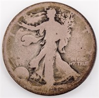 Coin 1921-D Walking Liberty Half Dollar in AG