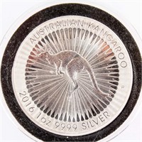 Coin Australia $1 Kangaroo .999 Fine Silver 1 OZ.