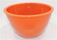 Vintage Fiesta #5 mixing bowl, red, inside rings,