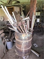 Barrel of tools