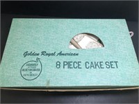 Golden Royal American Cake Set (8-piece)