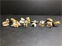 Red Rose Tea Figurines - Fish has some writing on