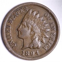 1894 Better Date Full Liberty Indian Head Cent