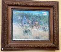 Print of Stonewall Jackson signed by the artist