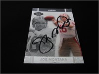 JOE MONTANA SIGNED SPORTS CARD WITH COA