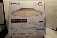 New SMRT lite LED color changing flush mount