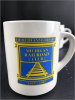 (2) 1987 Michigan Railroad Club Mugs
