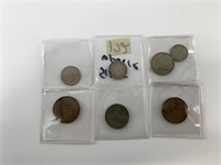 Coins of England, Ireland and New Zealand, include