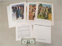 Collection of The American Soldier Prints w/ Lit