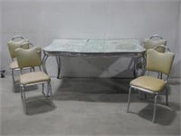Vtg Kitchen Table & Chair Set See Info