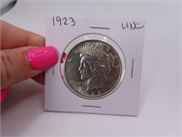 1923 PEACE Silver Dollar Coin UNCirculated
