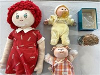 Orphan Annie, Cabbage Patch and Dolly Gram Dolls