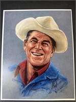 Certified Authentic President Reagan Portrait