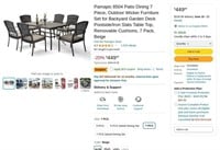 B5039  Pamapic 8504 Patio CHAIRS SET ONLY