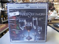 Haviland (Bavaria Germany) Crystal Stemware - NIB