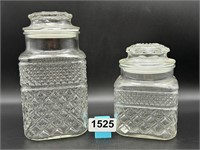 Anchor Hocking Wexford Glass Canisters