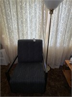 Beautiful Accent Chair with Free Standing Lamp