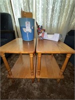 2-Solid Wood End Tables and Goodies!