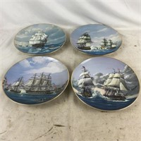 4 Ships of the U.S Plates
