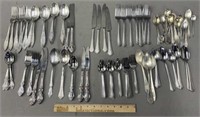 Silverplate & Stainless Flatware Lot Collection