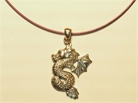 $150. S/Silver Dragon Pendant With Cord