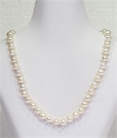 $200. S/Silver FW Pearl Necklace