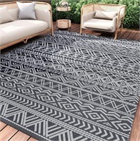 X1326  SIXHOME Reversible 6x9 Outdoor Rug