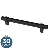 R3778  Franklin Brass Matte Black Drawer Pull 128