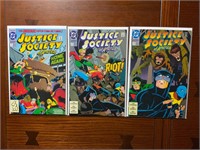DC Comics 3 piece Justice Society of America Vol 2