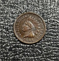 1884 US Indian Cent