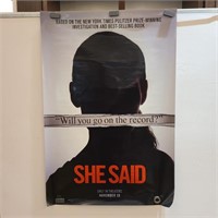 She said movie poster