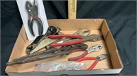 Assorted  Pliers , Wood Plane